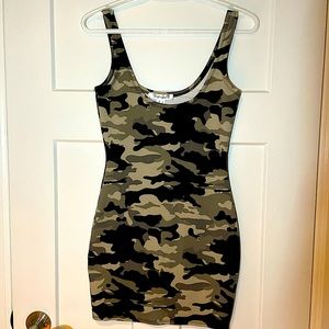 Camouflage Mini Dress
